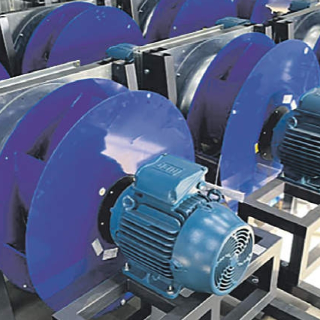 Секция вентилятора