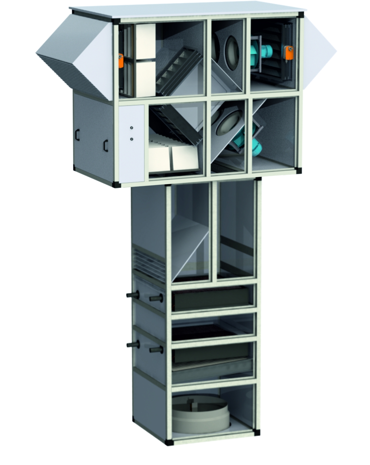 Крышные кондиционеры Т-образного типа