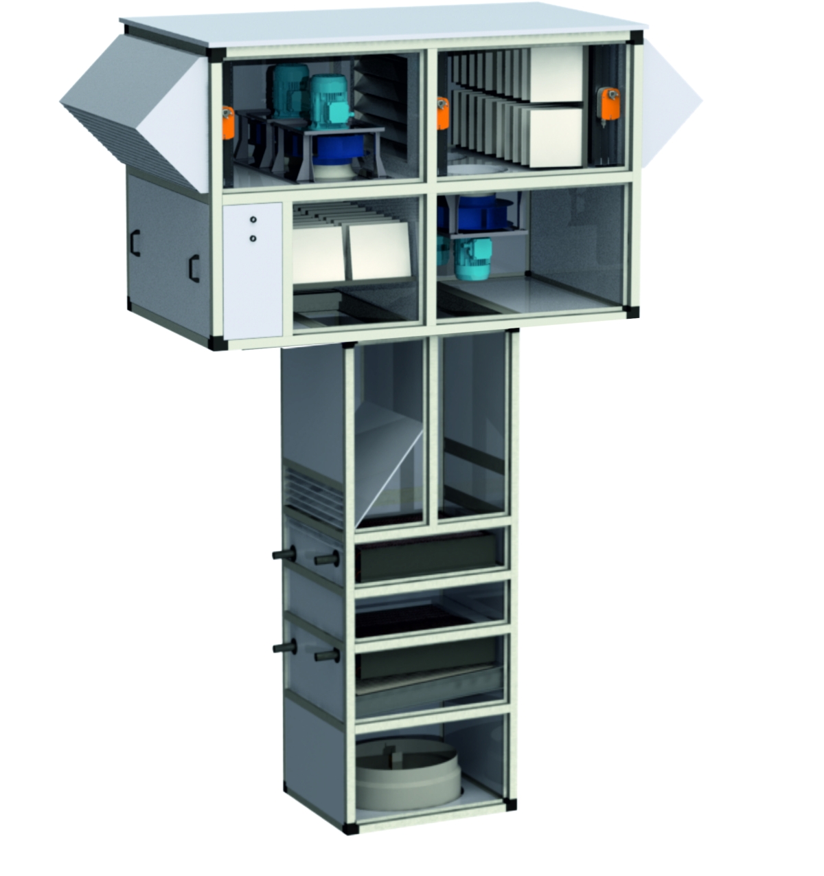 Крышные кондиционеры Т-образного типа